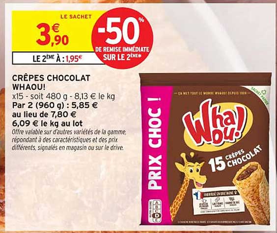 CRÊPES CHOCOLAT WHAOU!