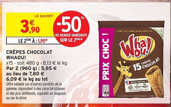 CRÊPES CHOCOLAT WHAOU!