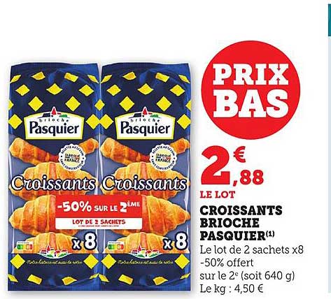 CROISSANTS BRIOCHE PASQUIER
