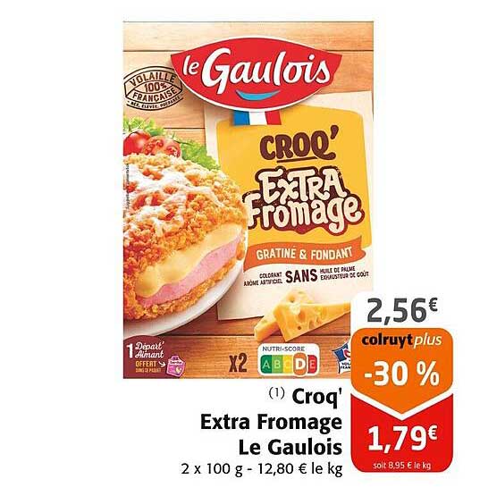 Croq' Extra Fromage Le Gaulois