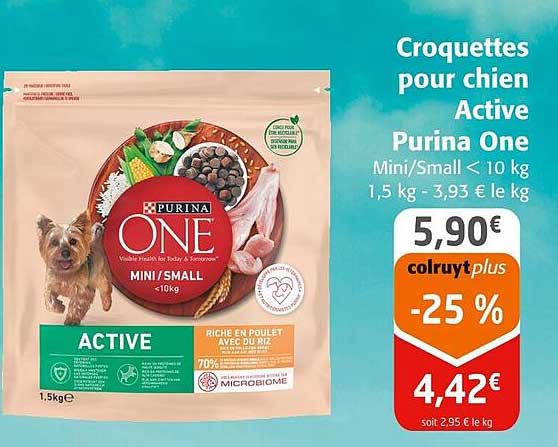 Croquettes pour chien Active Purina One