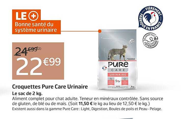 Croquettes Pure Care Urinaire