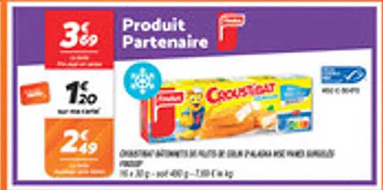 Croustillant Bâtonnets de Fruits de 2,4 kg à Prix Marné