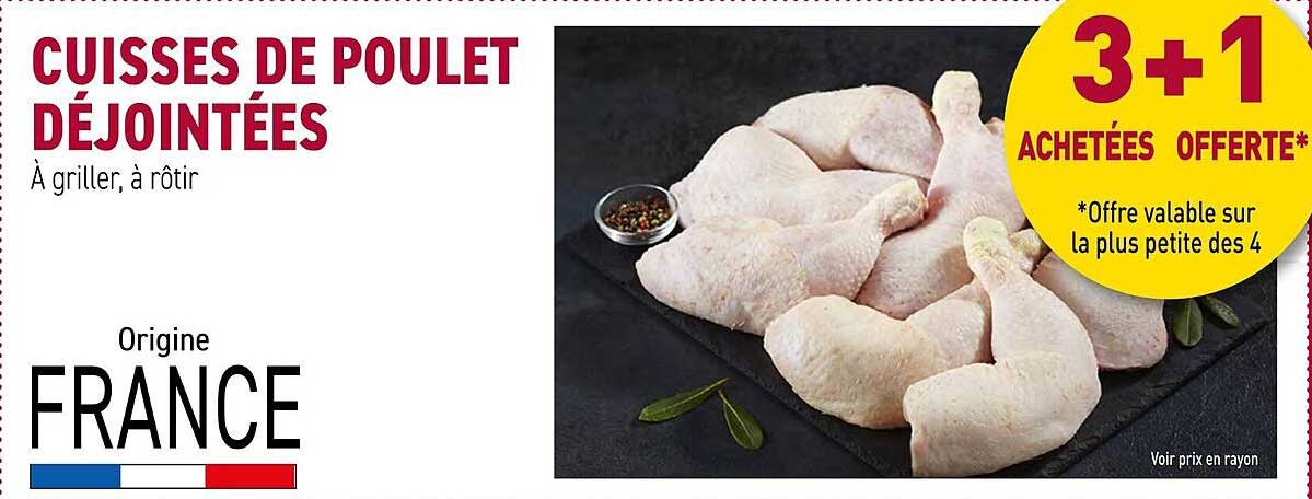 CUISSES DE POULET DÉJOINTEES
