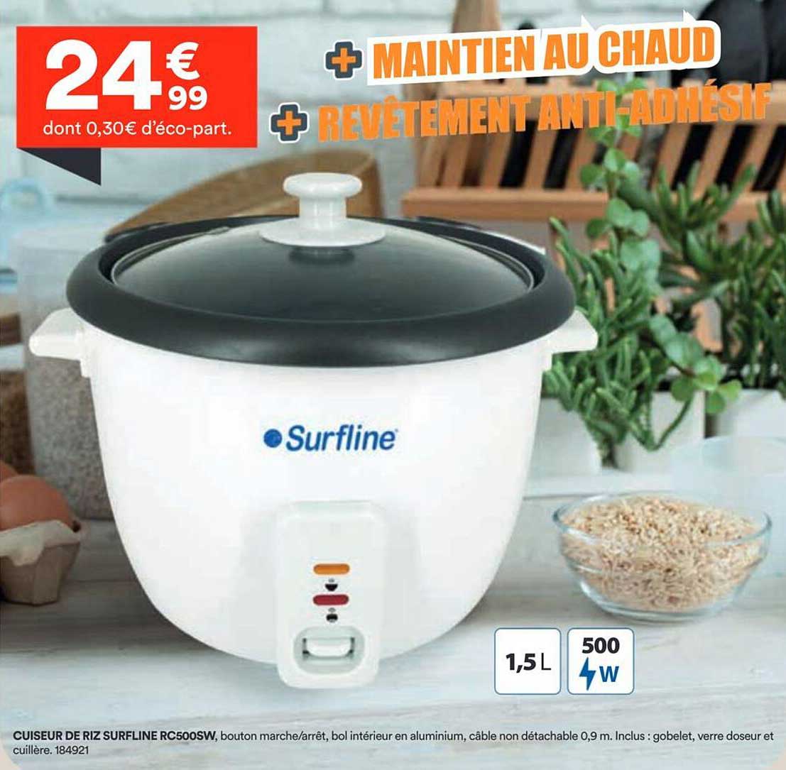 CUISSEUR DE RIZ SURFLINE RC500SW