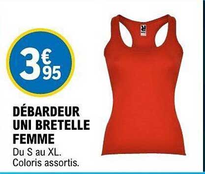 DÉBARDEUR UNI BRETELLE FEMME