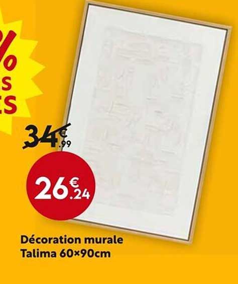Décoration murale Talima 60x90cm