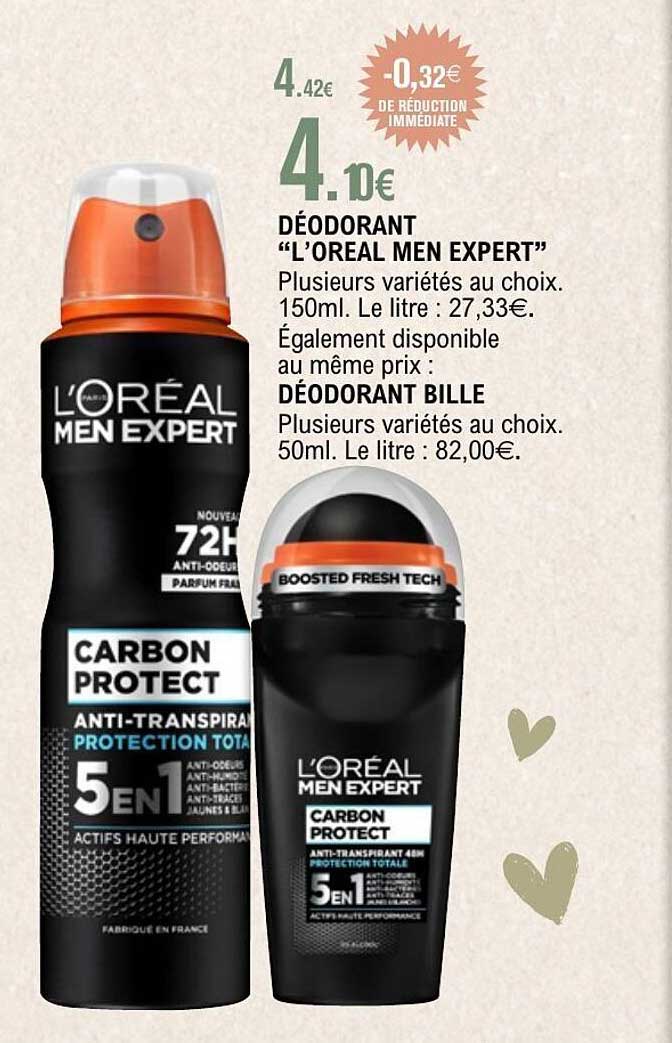 DÉODORANT "L'OREAL MEN EXPERT"