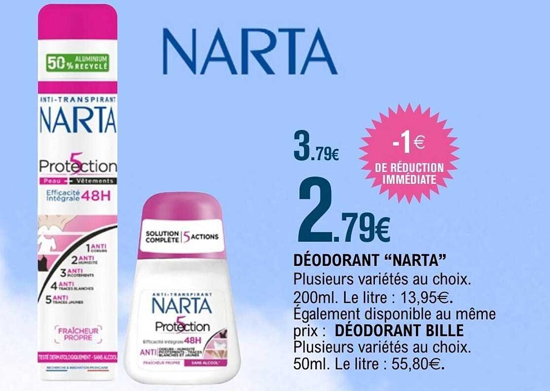 DÉODORANT “NARTA”
