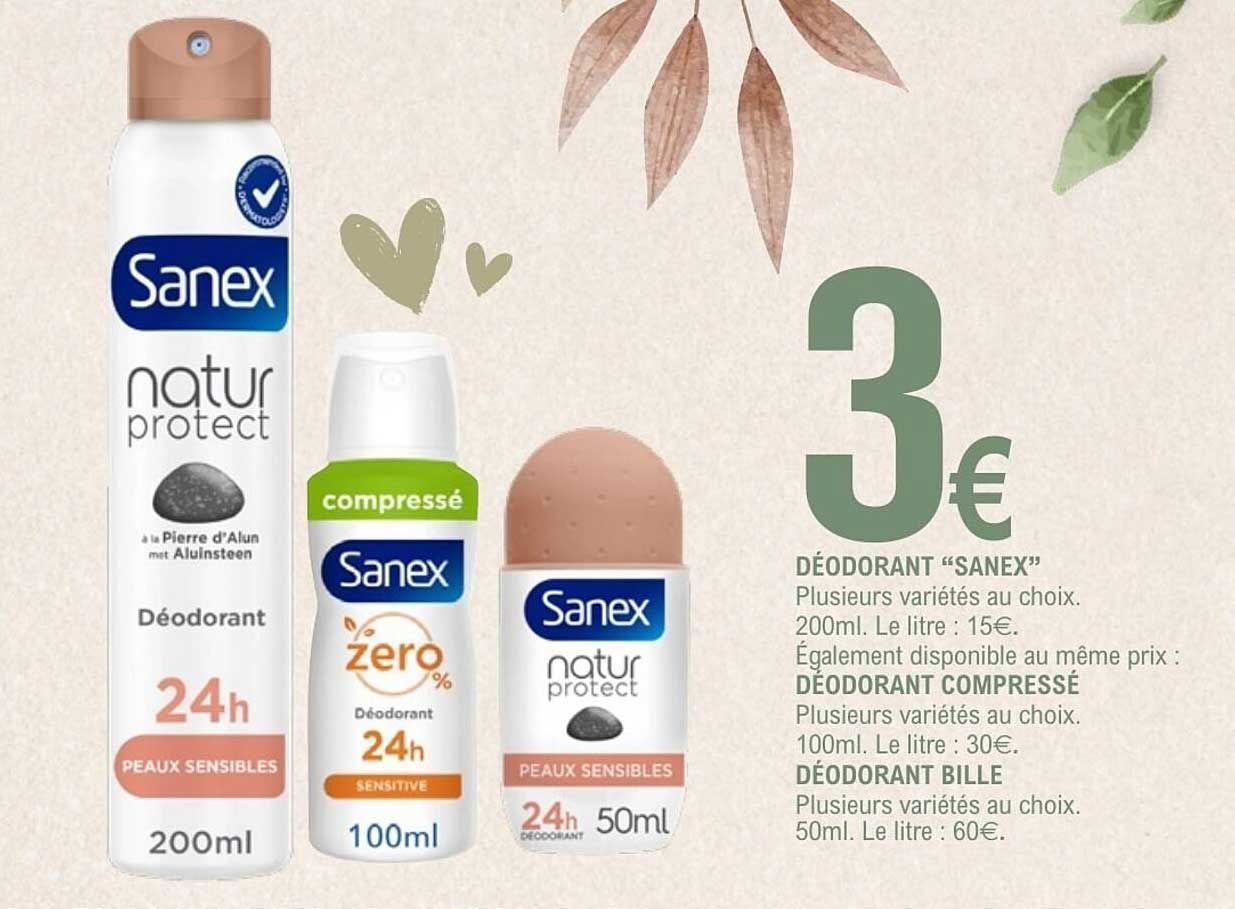 DÉODORANT "SANEX"