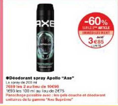 Déodorant spray Apollo "Axe"