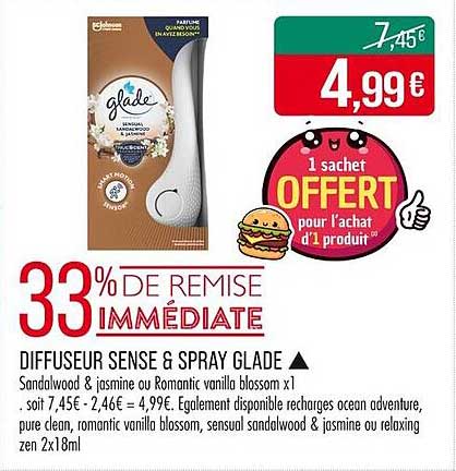 DIFFUSEUR SENSE & SPRAY GLADE