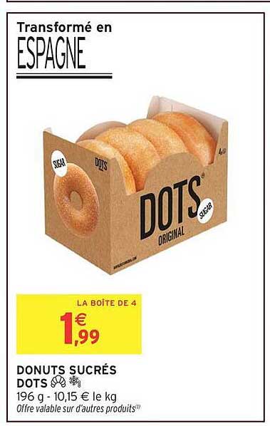DONUTS SUCRÉS DOTS