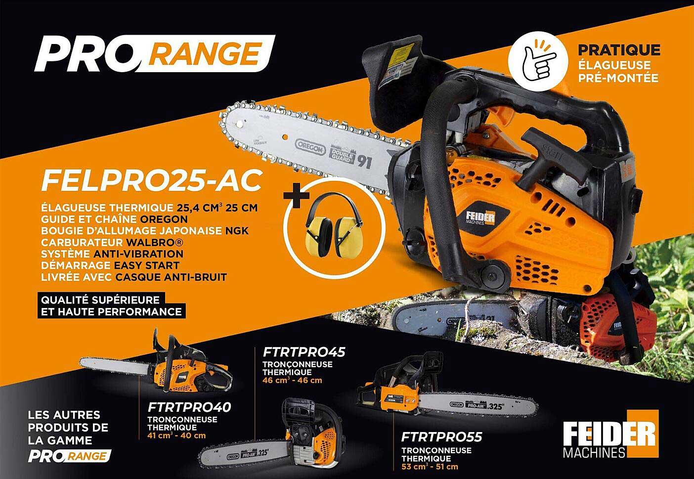 Élagueuse thermique FELPRO25-AC