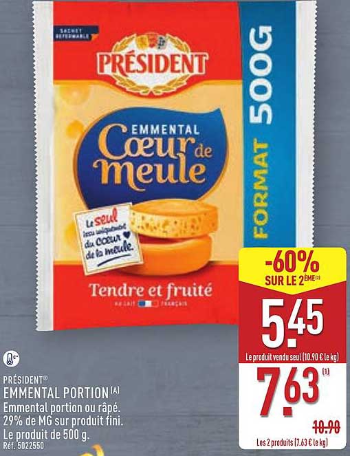 Emmental Cœur de Meule 500g