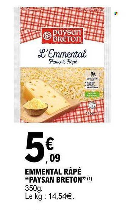 EMMENTAL RÂPÉ "PAYSAN BRETON" (1)