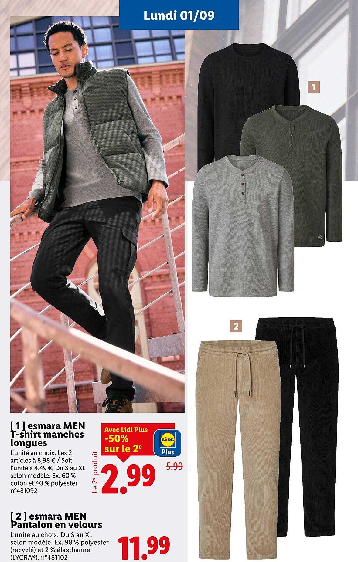 esmar MEN T-shirt manches longues