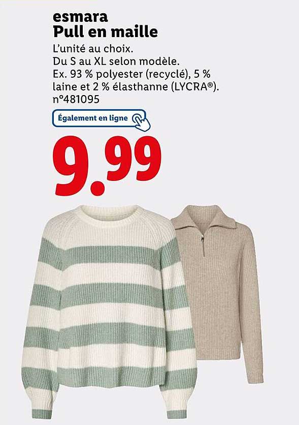 esmarA Pull en maille