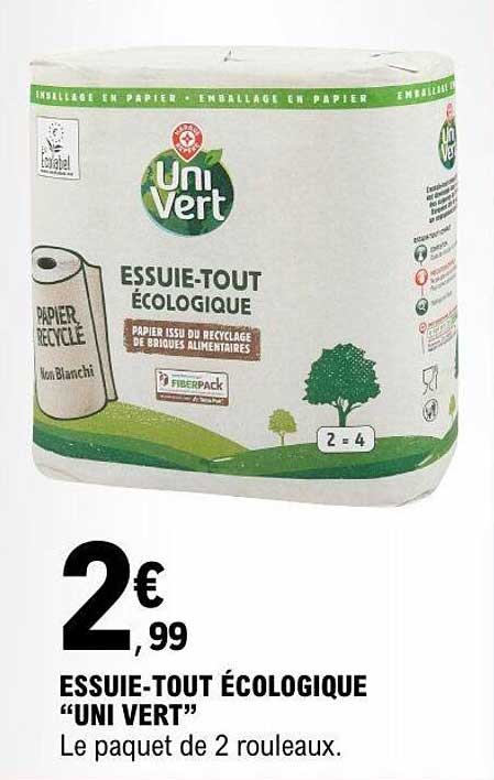 ESSUIE-TOUT ÉCOLOGIQUE "UNI VERT"