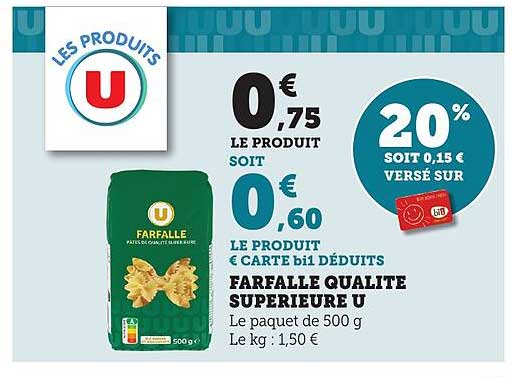 FARFALLE QUALITE SUPERIEURE U