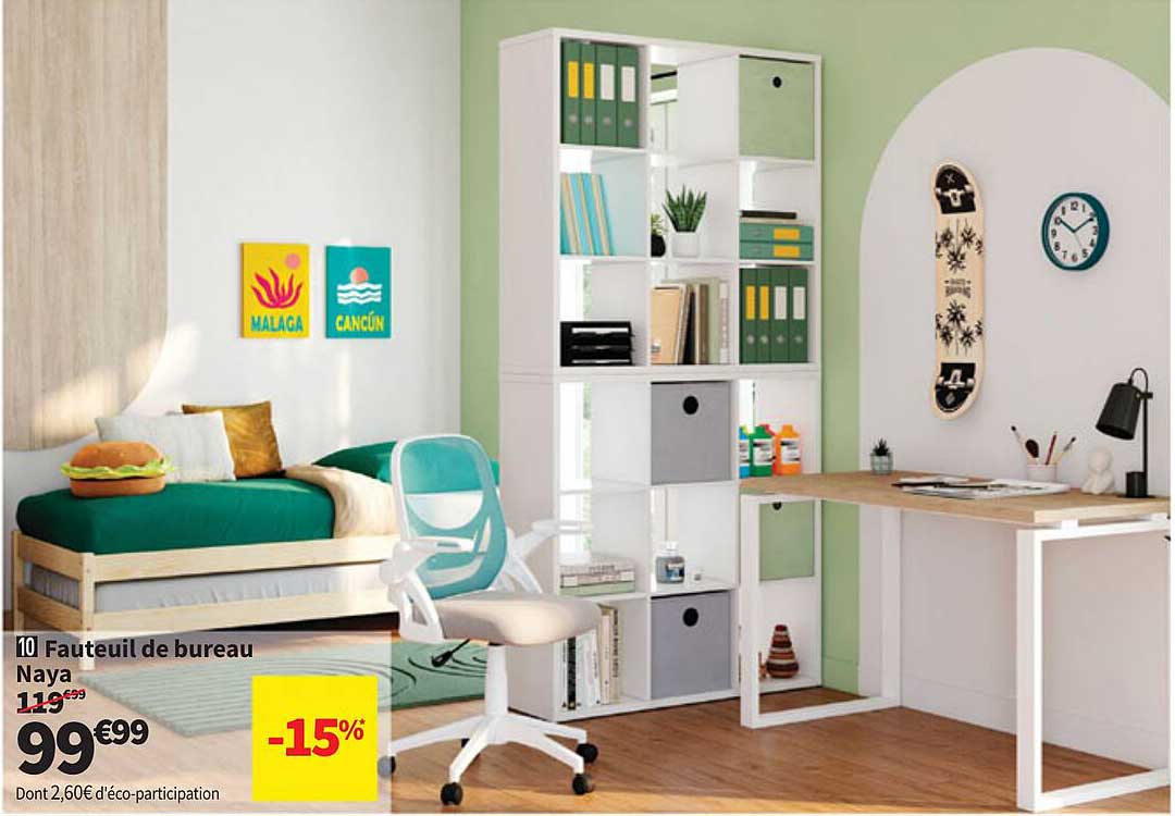 Fauteuil de bureau Naya