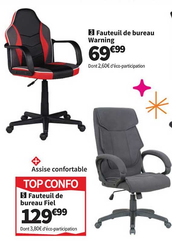 Fauteuil de bureau Warning