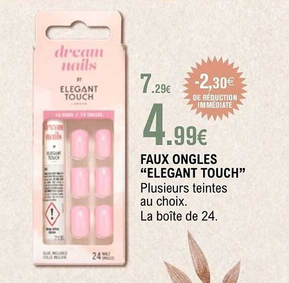 FAUX ONGLES “ELEGANT TOUCH”