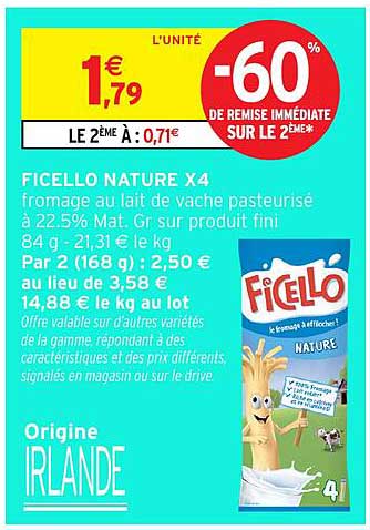 FICELLO NATURE X4