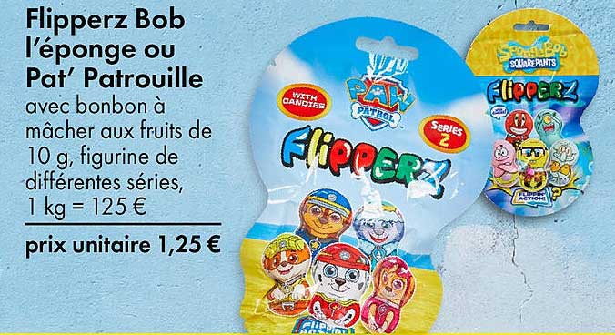 Flipperz Bob l’éponge ou Pat' Patrouille