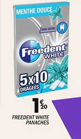 FREEDENT WHITE PANACHES