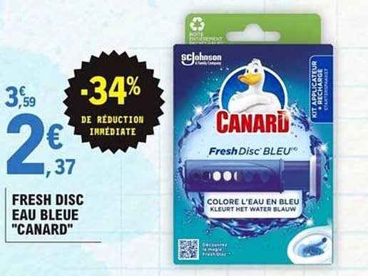 FRESH DISC EAU BLEUE "CANARD"