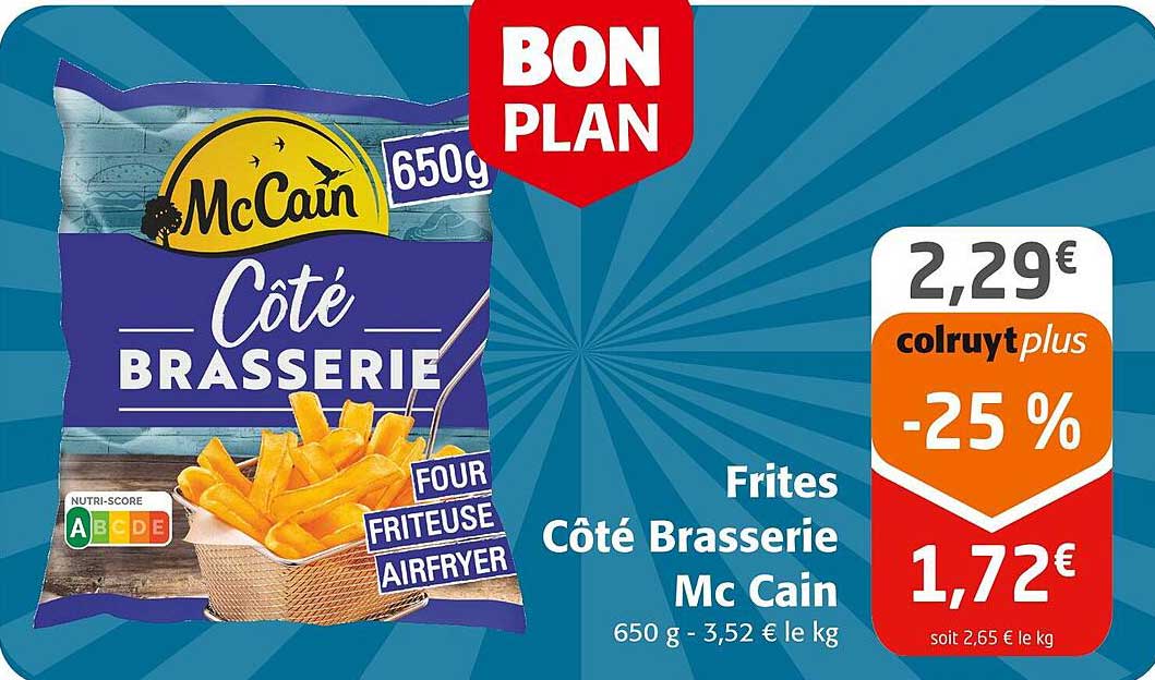 Frites Côté Brasserie Mc Cain