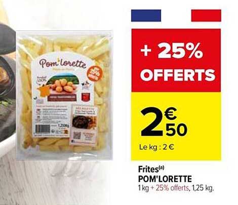 Frites POM'Lorette