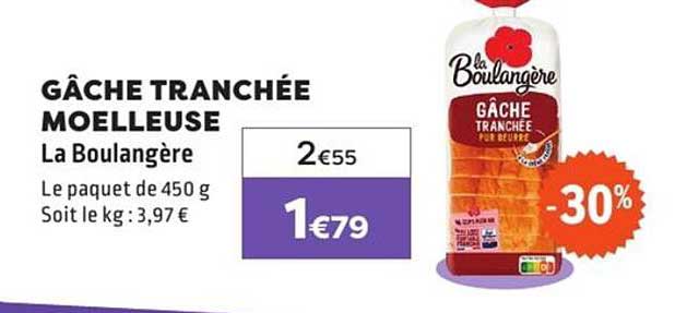 GÂCHE TRANCHÉE MOELLEUSE