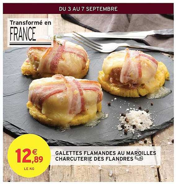GALETTES FFLAMANDES AU MAROILLES CHARCUTERIE DES FLANDRES