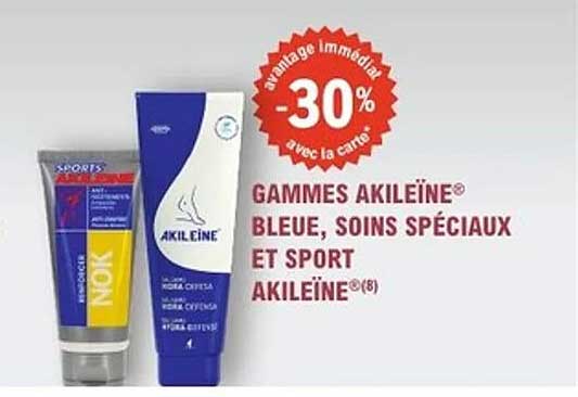 GAMMES AKILÈINE® BLEUE, SOINS SPÉCIAUX ET SPORT AKILÈINE®