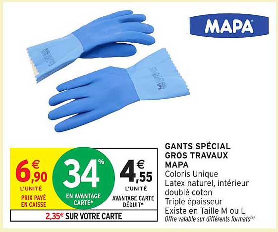 GANTS SPÉCIAL GROS TRAVAUX MAPA