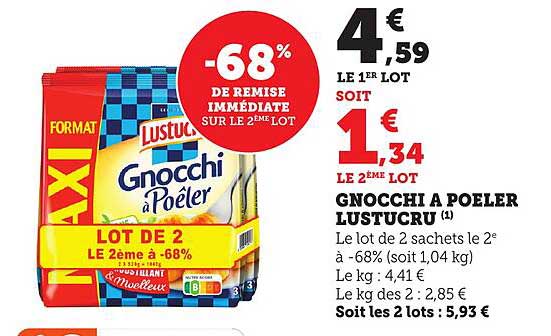 GNOCCHI A POELER LUSTUCRU