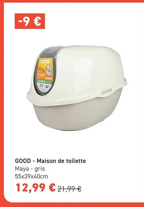 GOOD - Maison de toilette Maya - gris