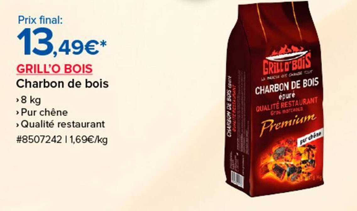 GRILL'O BOIS Charbon de bois