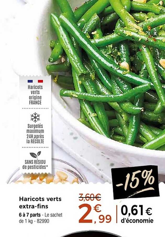 Haricots verts extra-fins