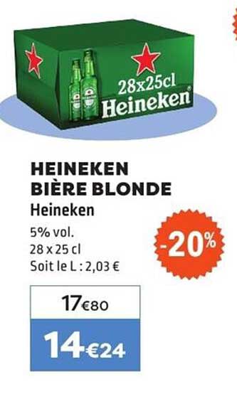 HEINEKEN BIÈRE BLONDE