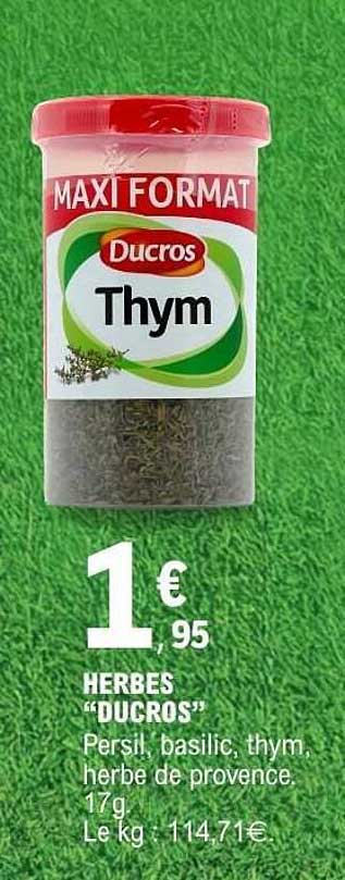 HERBES “DUCROS”