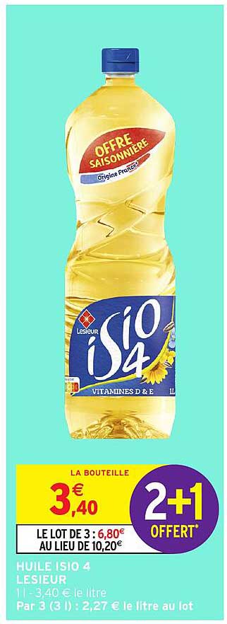 HUILE ISIO 4 LESIEUR