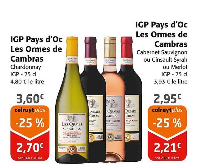 IGP Pays d’Oc Les Ormes de Cambras