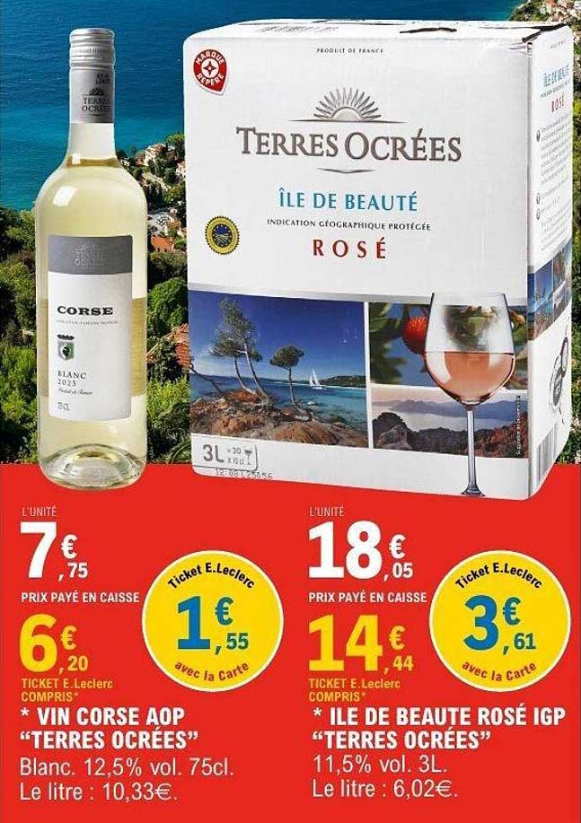 * ÎLE DE BEAUTÉ ROSÉ IGP "TERRES OC RéES"
