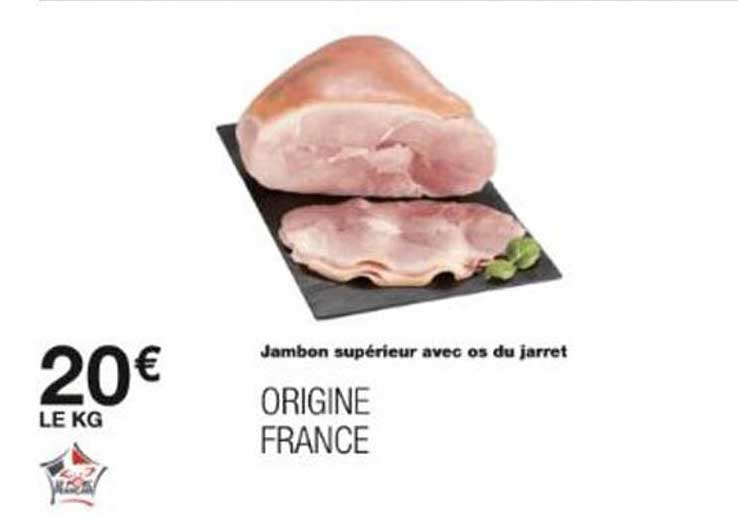 Jambon supérieur avec os du jarret