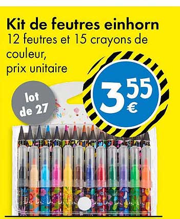 Kit de feutres einhorn