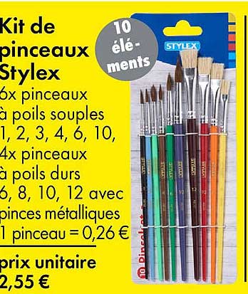 Kit de pinceaux Stylex