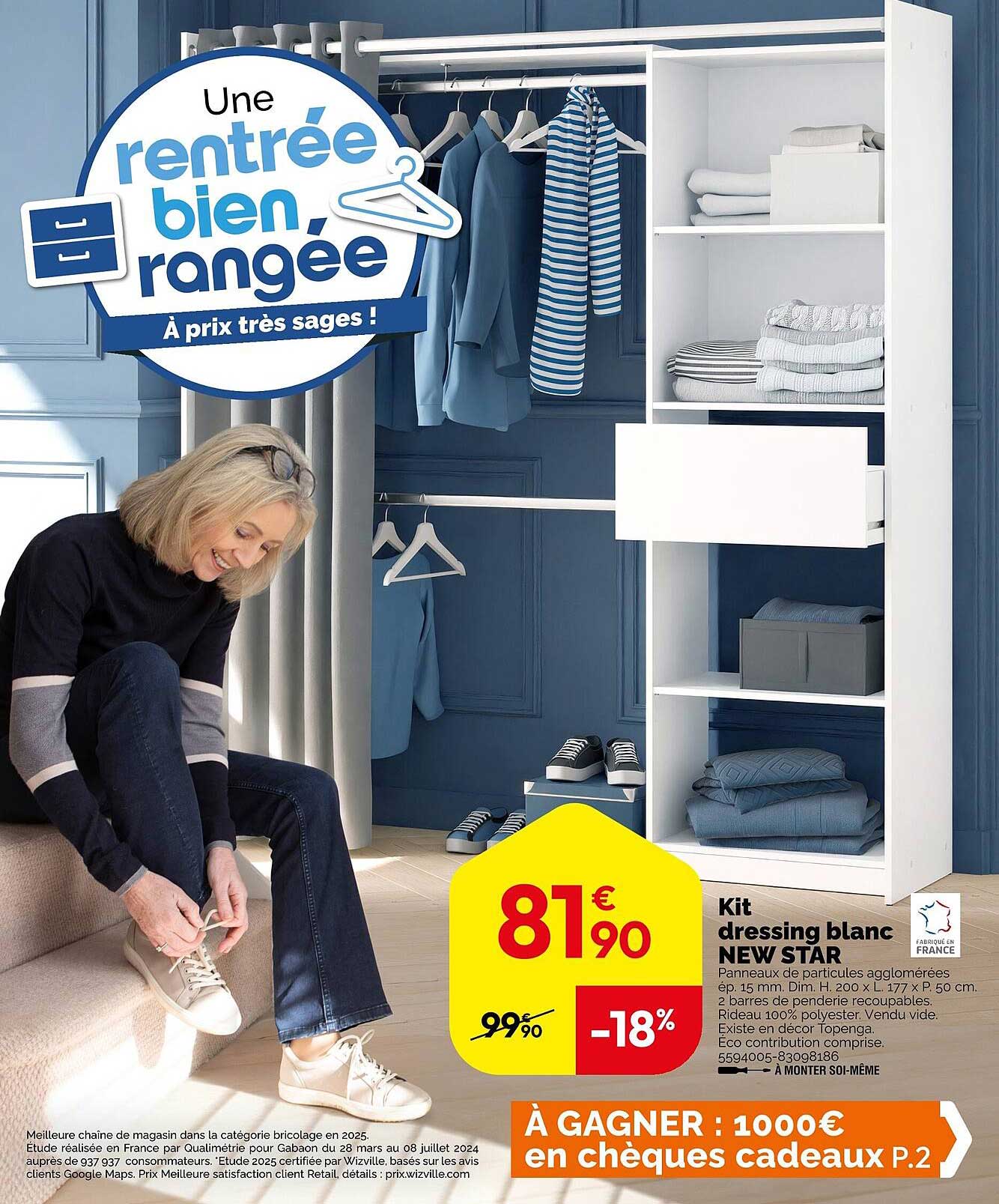 Kit dressing blanc NEW STAR
